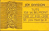 joy division ticket