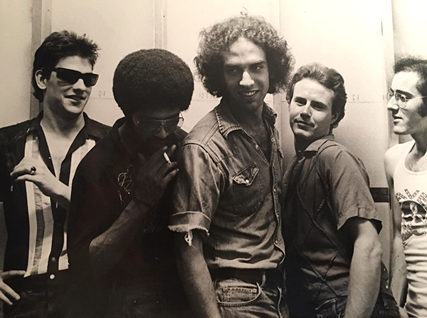 Ravers: Marc Cambell, Artie Freeman, unknown drummer, Jon Cormandy, David Kaufman, photo by Patty Heffley