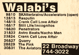 wallabis calendar